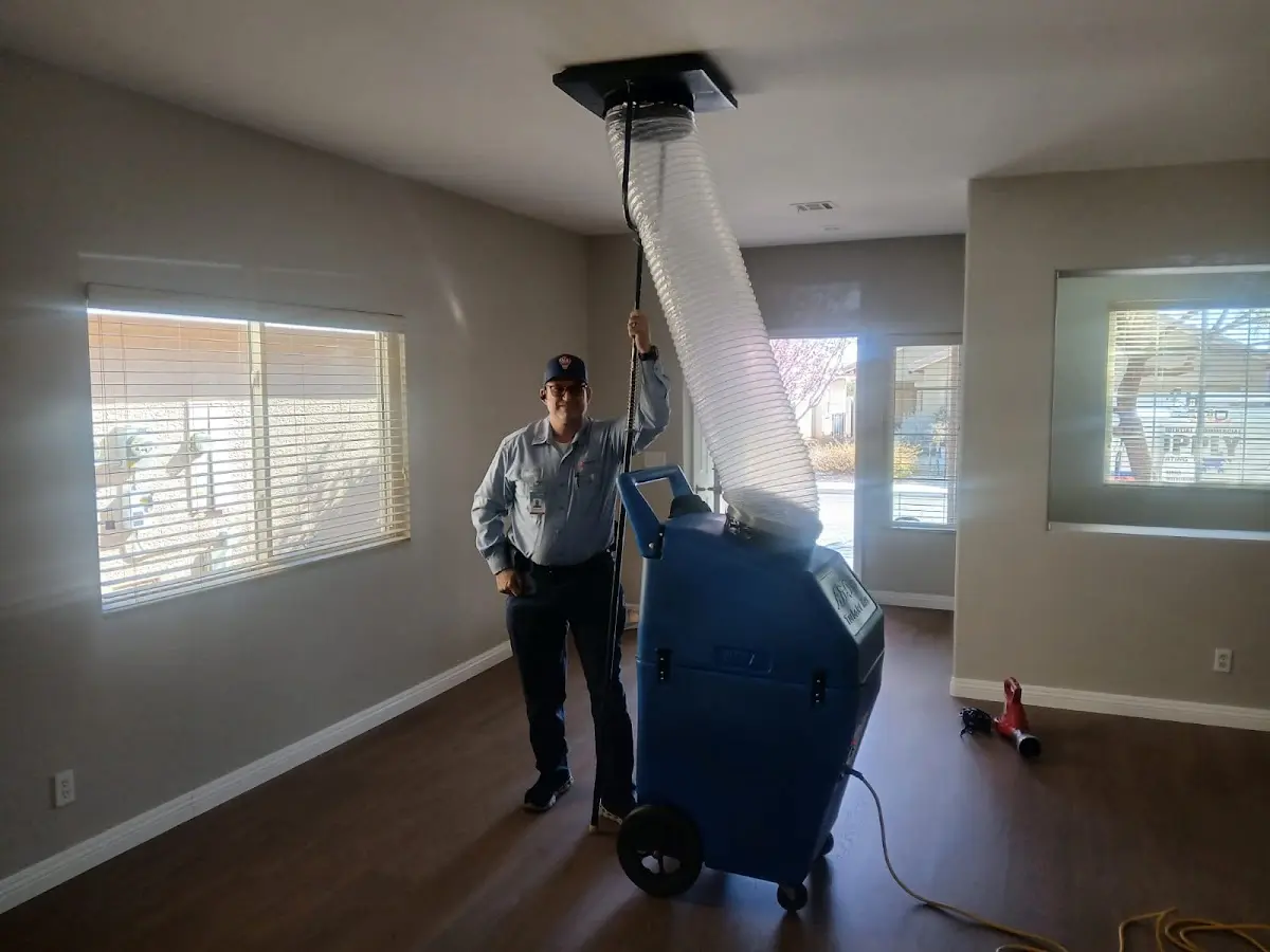 Professional Dryer Vent Cleaning work inside a Leisure City home